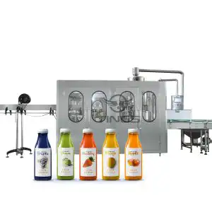 10000 to 11000BPH Automatic Juice Filling Plant Filling Machine