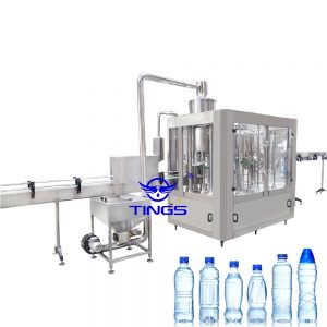2000 to 3000BPH Automatic Bottled Water Rinsing Filling Capping 3 in 1 Machine