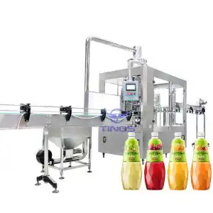 2000 to 2500BPH Automatic Bottled Juice Washing Filling Capping 3 in 1 Machine