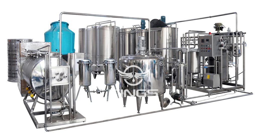 Carbonated drinks mixing system