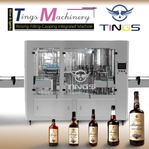 6000 to 9000BPH Automatic Wines Spirits Vodka Gins Bottling Plant