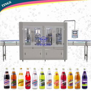 3000 to 4500BPH Glass Bottle Soft Drinks Filling Machine