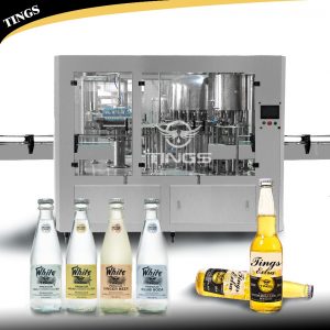 6000 to 8000BPH Glass Bottle Carbonated Drinks Filling Machine