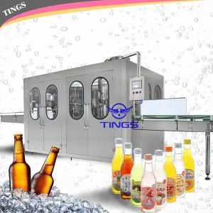 10000 to 11000BPH Automatic Glass Bottle Juice Beer Filling Machine