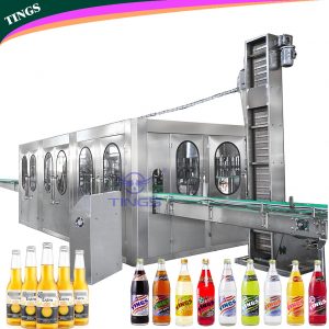 12000 to 13000BPH Automatic Glass Bottle Washing Filling Capping 3 in 1 Machine