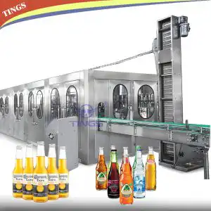 20000 to 22000BPH Automatic Glass Bottle Soft drink Filling Machine