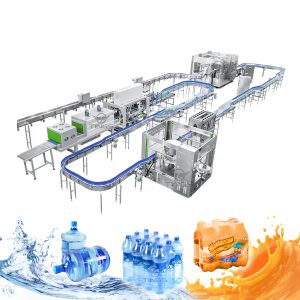 Automatic bottled water production line