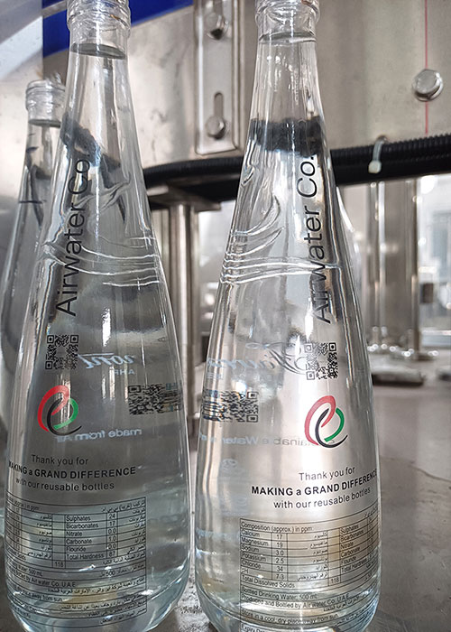 High-End Hotel Glass Bottle Mineral Water Project-3