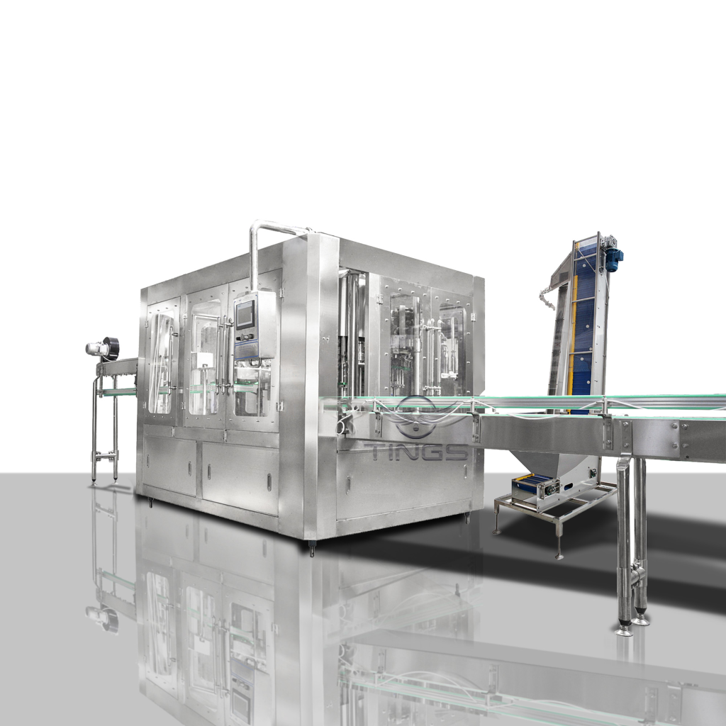 Automatic bottled water production line filling machine