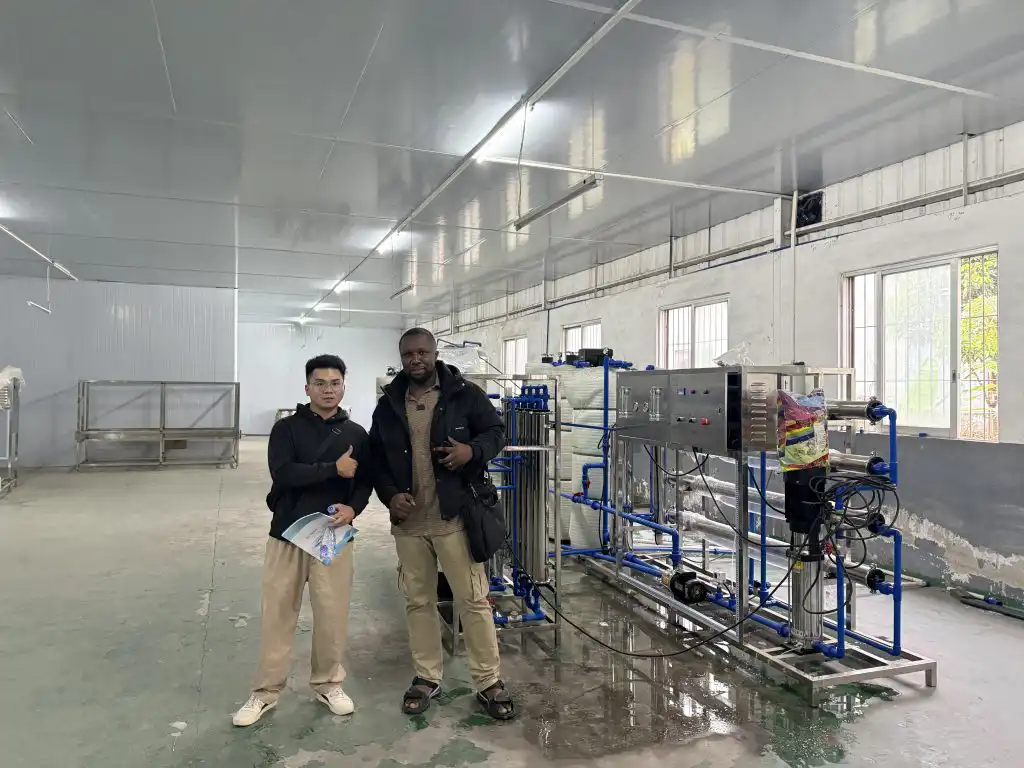 Client with the water treatment system
