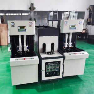 1-to-2 semi automatic bottle blowing system