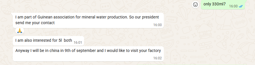 Recommendation by the Association President